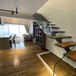 Loft One Bedroom With Shared Private Pool Apartment Aglantzia