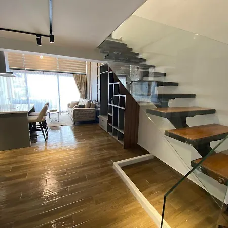 Loft One Bedroom With Shared Private Pool Apartment Aglantzia
